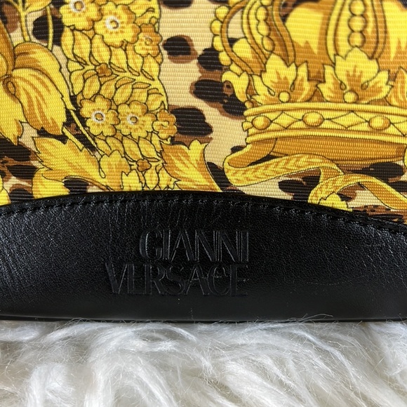 Vintage Gianni Versace Sunburst Leopard Vanity Bag - Picture 4 of 13